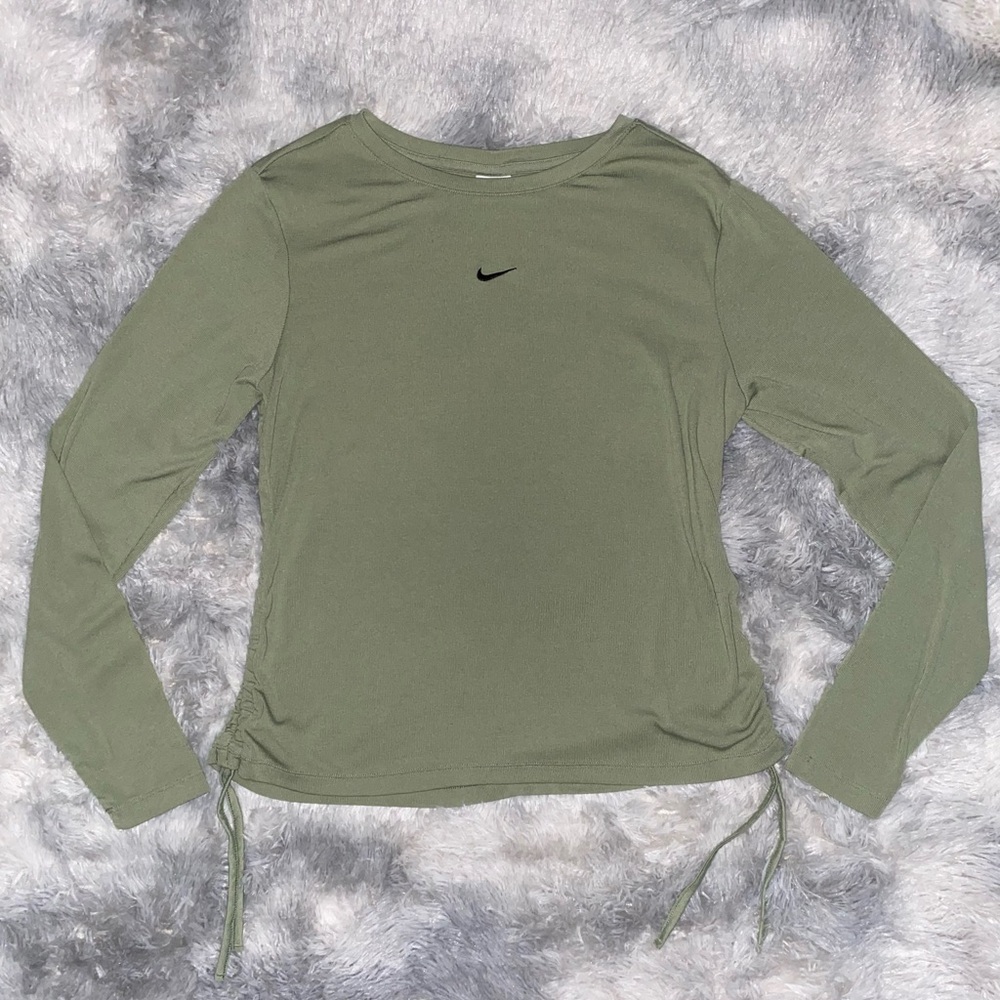 Nike Women's Sage Green Long Sleeve Tee